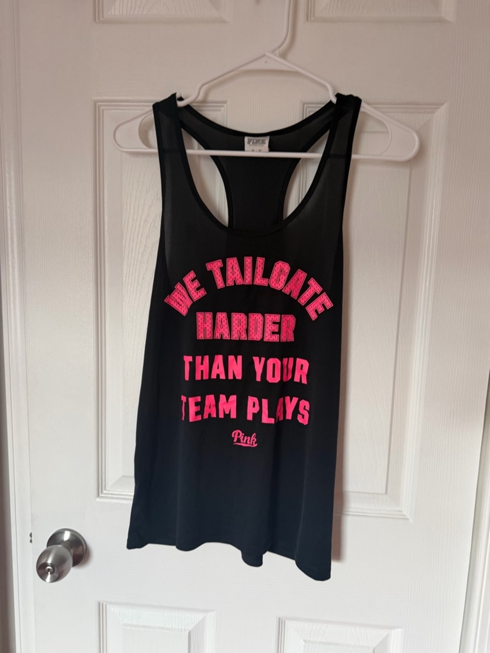 Victoria’s Secret PINK Black Racerback Tank  XS